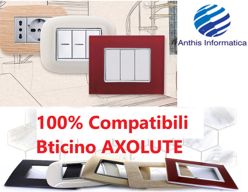 Placche compatibili bticino - placche,