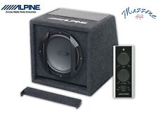 ALPINE SWE-815 SUB WOOFER AMPLIFICATO in CASSA da 8” (20cm) 300W AUTO UNVERSALE