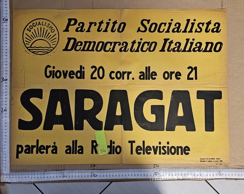 Manifesto viterbo saragat - viterbo,