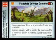 Planetary Defense Cannon - Invasion: Verdicon - Warhammer 40K CCG