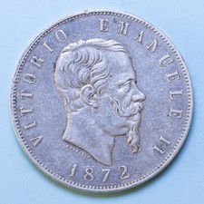 VITTORIO EMANUELE II 5 LIRE