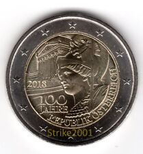 2 EURO COMMEMORATIVO AUSTRIA 2018 100° Repubblica d'Austria FDC