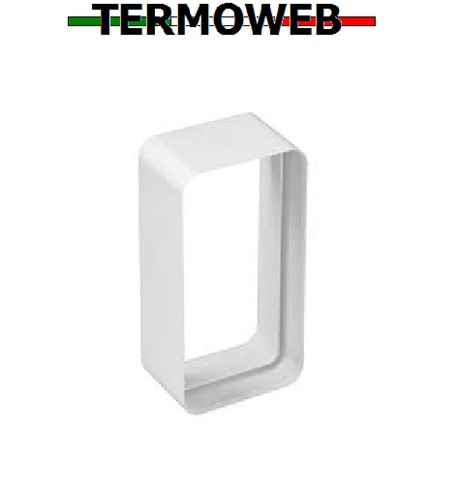 Tubo per cappa rettangolare - tubo,