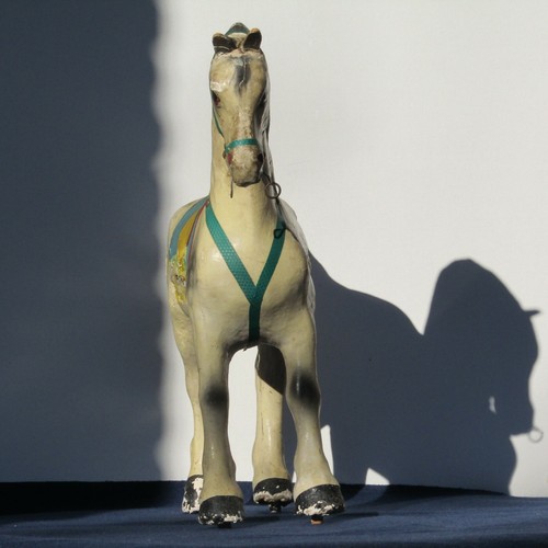 Antico cavallo cartapesta - cavallo, in