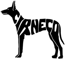 CIRNECO d'ell ETNA adesivi auto ADESIVI adesivi scritta silhouette sticker