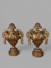 Coppia Di Antiche Porta Palme