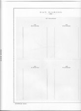 SAN MARINO 2007- FOGLI MARINI PER QUARTINE.