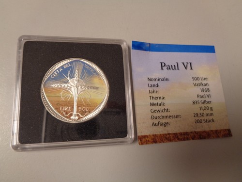 Vaticano 1968 500 lire - vaticano,