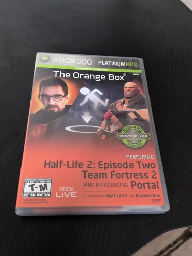 Orange box half - half, xbox