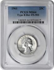 1961 Washington Silver Quarter