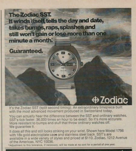 Orologio zodiac sst 1970 - orologio,