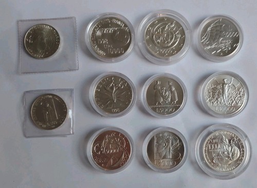 Collezione monete argento - monete, in