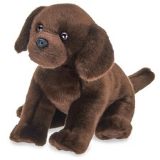 Brody Il Labrador Cane di Peluche, 13 Pollici Cioccolato Laboratorio Peluche, Marrone