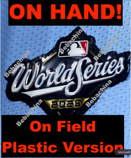 Maglia patch World Series 2025 LA Dodgers Toronto Blue Jays plastica sul campo