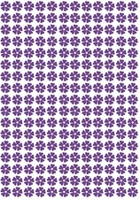 Adesivi da parete vinile a forma di fiore piccolo, decalcomanie, artigianato, cartografia