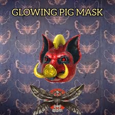 Glowing Pig Fasnacht Mask PS4/ Ps5 Fallout 76