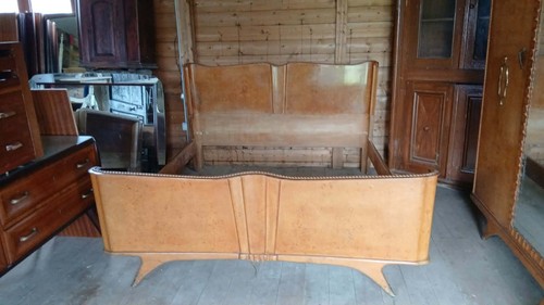 Letto matrimoniale vintage - letto,