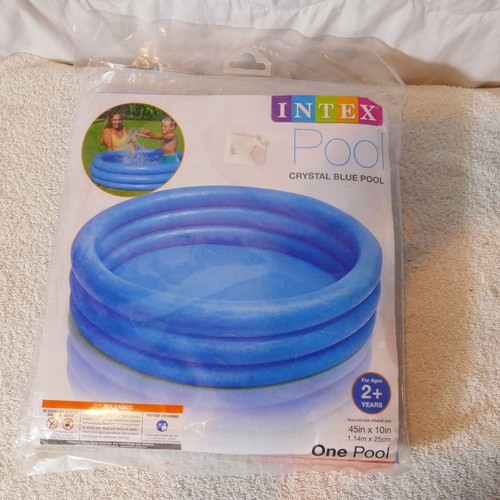Intex crystal blue inflatable - blue,