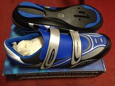 Scarpe ciclismo bici corsa blu
