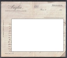 460  SOCIETA NAVIGAZIONE A VAPORE  PUGLIA - BARI - vedi  mod. personalizzato