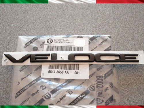 Scritta stemma veloce alfa - scritta, sx