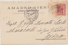 ITALY 1909 BOLLO GULLER DA