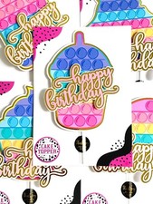 Fidget giocattolo cake topper