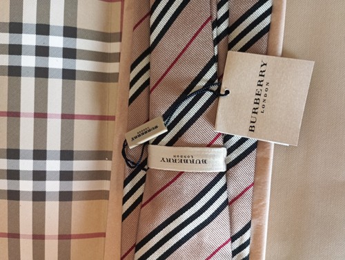 Cravatta burberry uomo motivo - cravatta,