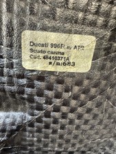 DUCATI 996R OEM DUCATI FIBRA DI CARBONIO PANCIA PANCIA PEZZO V PEZZO ANTERIORE 998R 998S