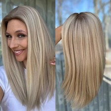 Parrucche capelli umani biondi