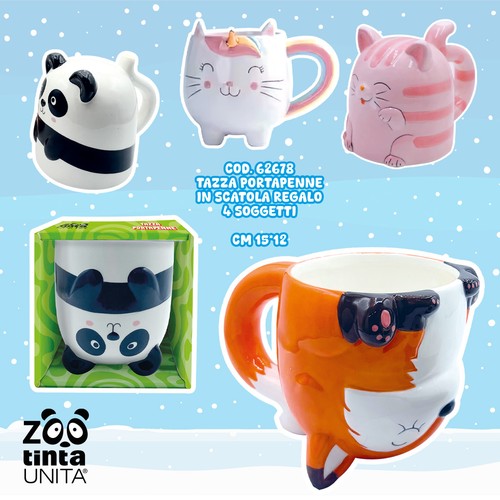 Tazza zoo tinta unita - tinta,