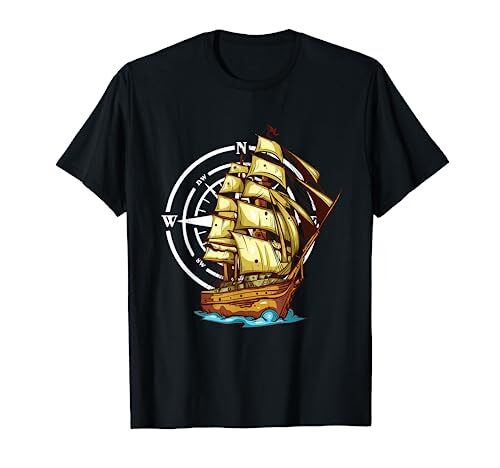 Tall nave vela regalo - nave, pirata