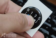 1 Adesivo cambio pomello marce compatibile bmw 318 IS gearknob 1984 e simili dia