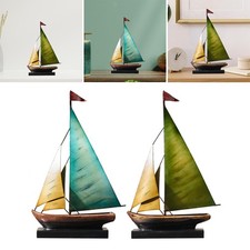 Statua di barca in ferro