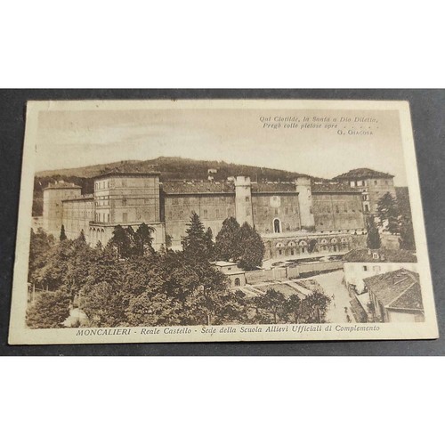 Cartolina moncalieri reale - cartolina,