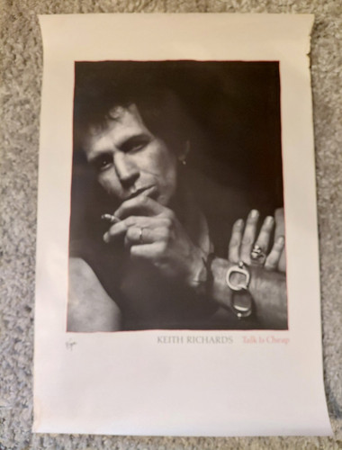 Poster rolling stones keith - rolling,