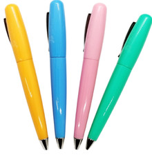 Penna a Sfera Donna Delta Mini Trend Colorate Inchiostro Nero Originale Rara