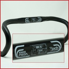 BARRE MANUBRIO DEDA BIG PIEGA 31.7 CORSA STRADA VINTAGE OLD OVERSIZE BICI NERA