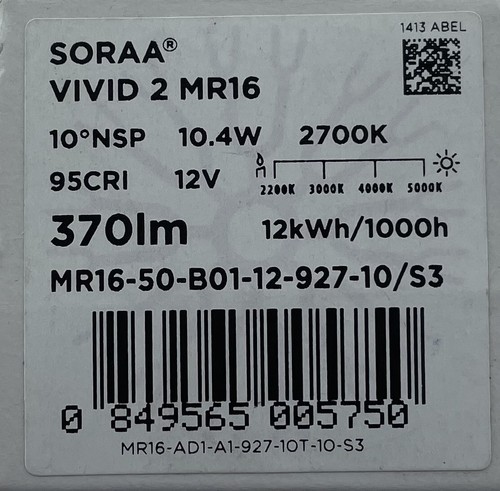 Soraa mr16 led - led, lampada