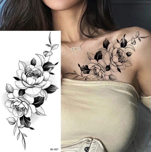 Tatuaggio temporaneo gigli - tatuaggio,