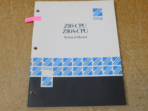 Zilog z80 cpu - z80-cpu, manuale