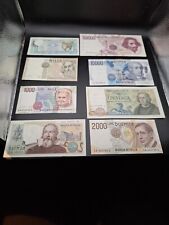 Lotto di 8 Banconote Italiane