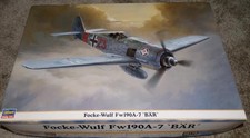 HASEGAWA FOCKE-WULF FW190A-7 KIT MODELLINO 'BAR', NUOVO IN SCATOLA APERTA, 1/32