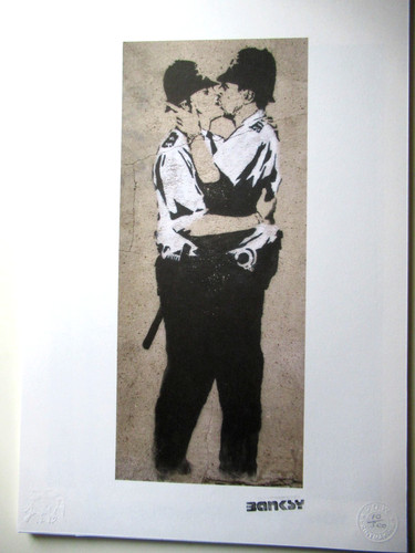 Banksy bella litografia - bella,