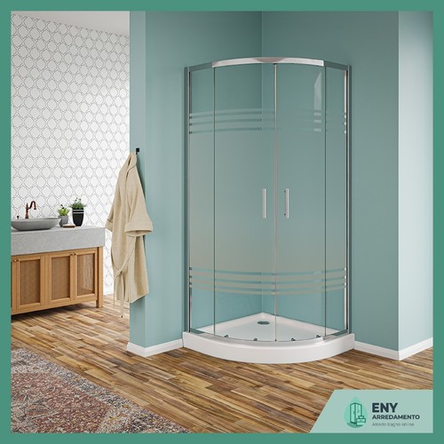 Box doccia semicircolare - , con