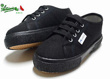 Scarpe sportive economiche tela nere gomma modello TENNIS RECITE SAGGI