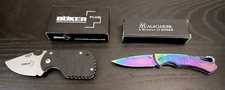 Lotto 2 Coltelli - Böker Plus Subcom Black 01BO589 E Magnum Boker Rosa Cangiante
