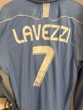 Maglia Napoli Lavezzi 2008-2009 Diadora Home Football Shirt TG L Coppa Italia