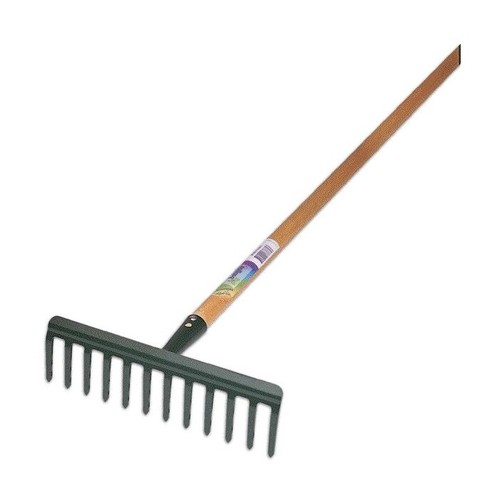 Rastrello denti con manico - con,