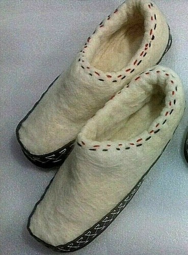 Nuove ciabatte stivali lana - nuove,